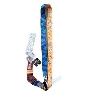 NWT Disney Parks Animal Kingdom  Safari Lanyard Brown Trading Strap Reversible